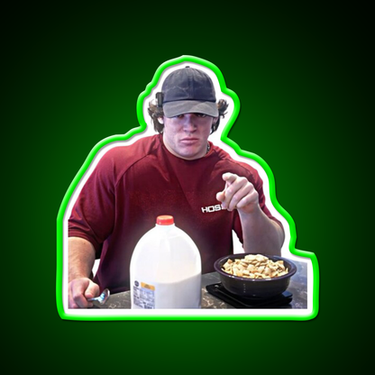 Sam Sulek Chocolate Milk Gym Fitness Led Neon Sign Rgb Color