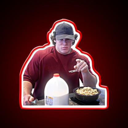 Sam Sulek Chocolate Milk Gym Fitness Led Neon Sign Rgb Color