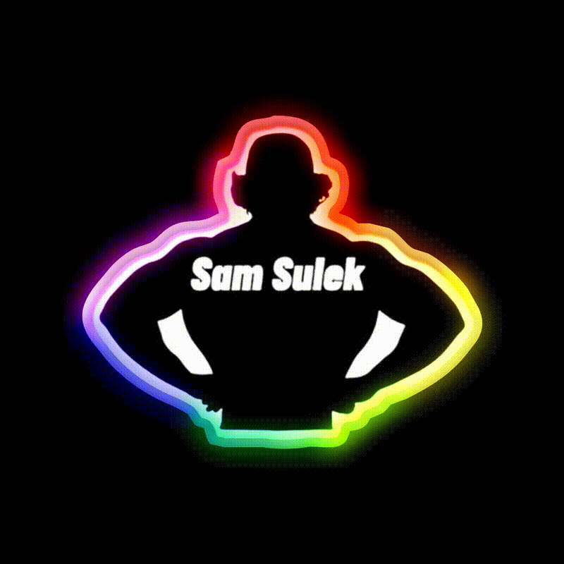 Sam Sulek Intro Gym Fitness Led Neon Sign Rgb Color