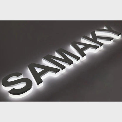 Samaky 3D Backlit Channel Letters Led Light Sign - Shineneon