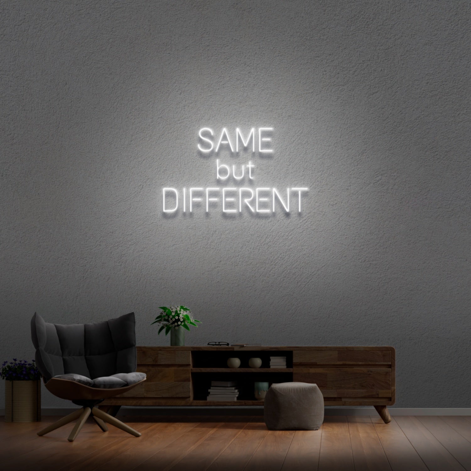 Same But Different Neon Sign | Shineneon