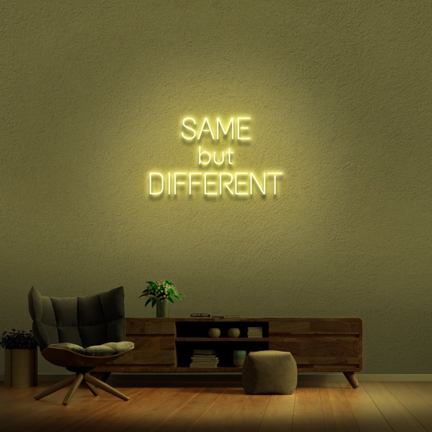 Same But Different Neon Sign | Shineneon