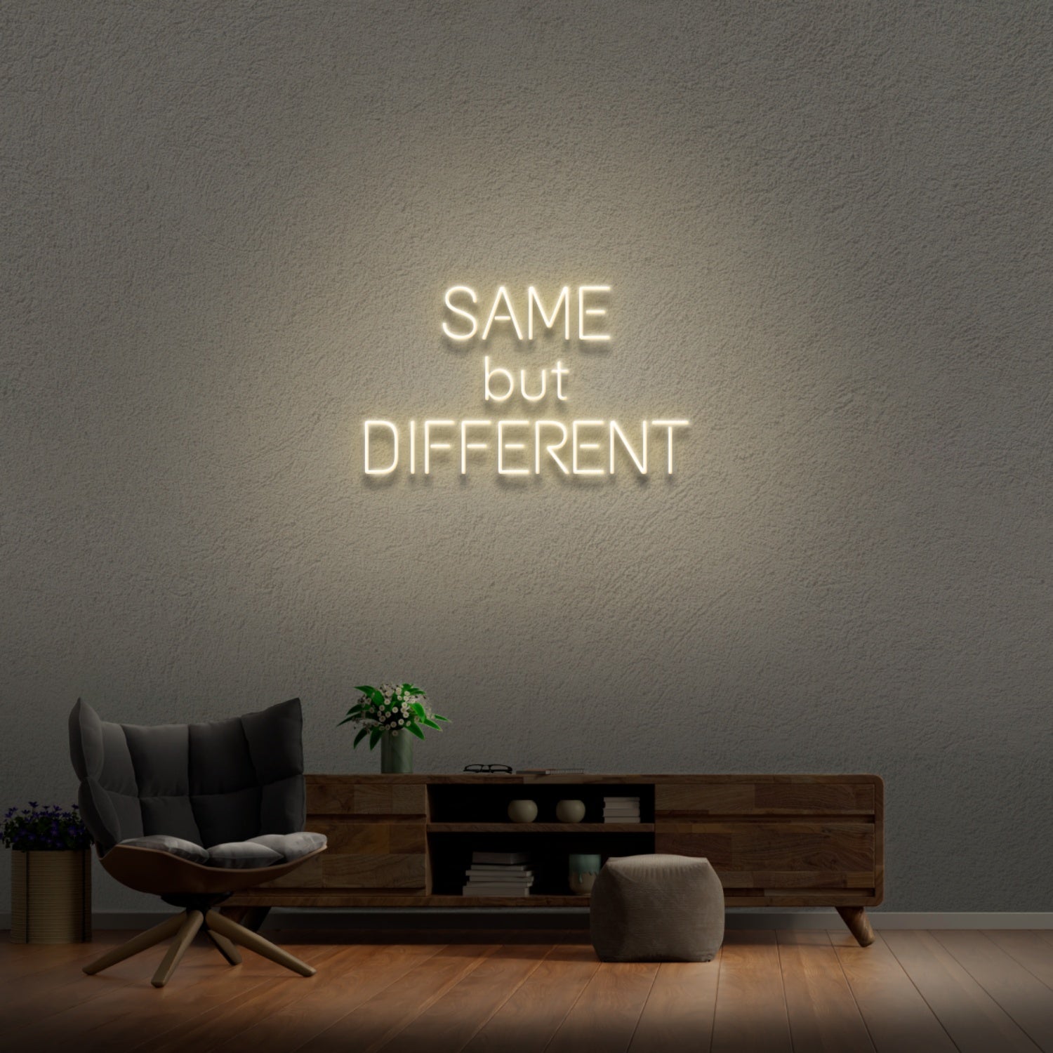 Same But Different Neon Sign | Shineneon