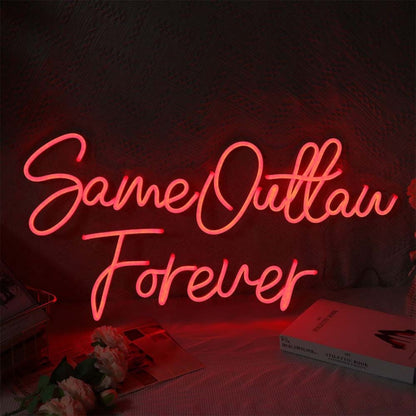 Same Outtaw Forever Led Neon Sign | Shineneon