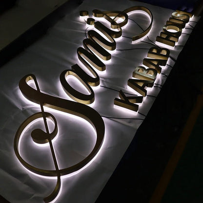 Samis Kabab House 3D Backlit Channel Letters Led Light Sign - Shineneon