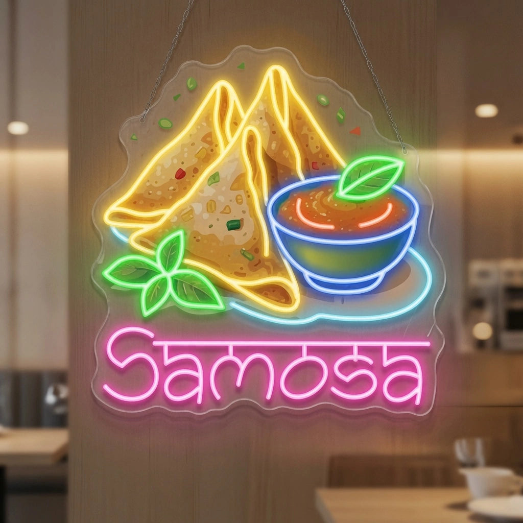 Samosa LED Neon Sign - 01 Original Product Image