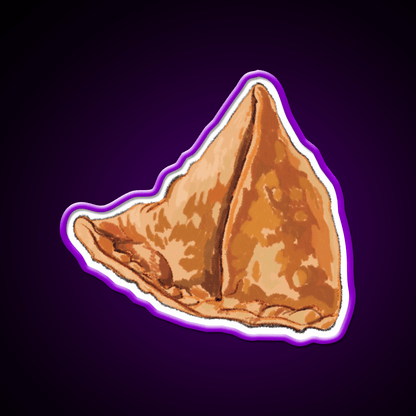 Samosa Snack Food Led Neon Sign Rgb Color - Shineneon