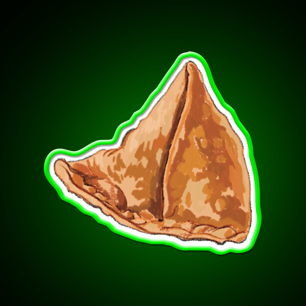 Samosa Snack Food Led Neon Sign Rgb Color - Shineneon