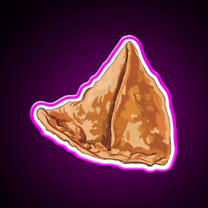 Samosa Snack Food Led Neon Sign Rgb Color - Shineneon