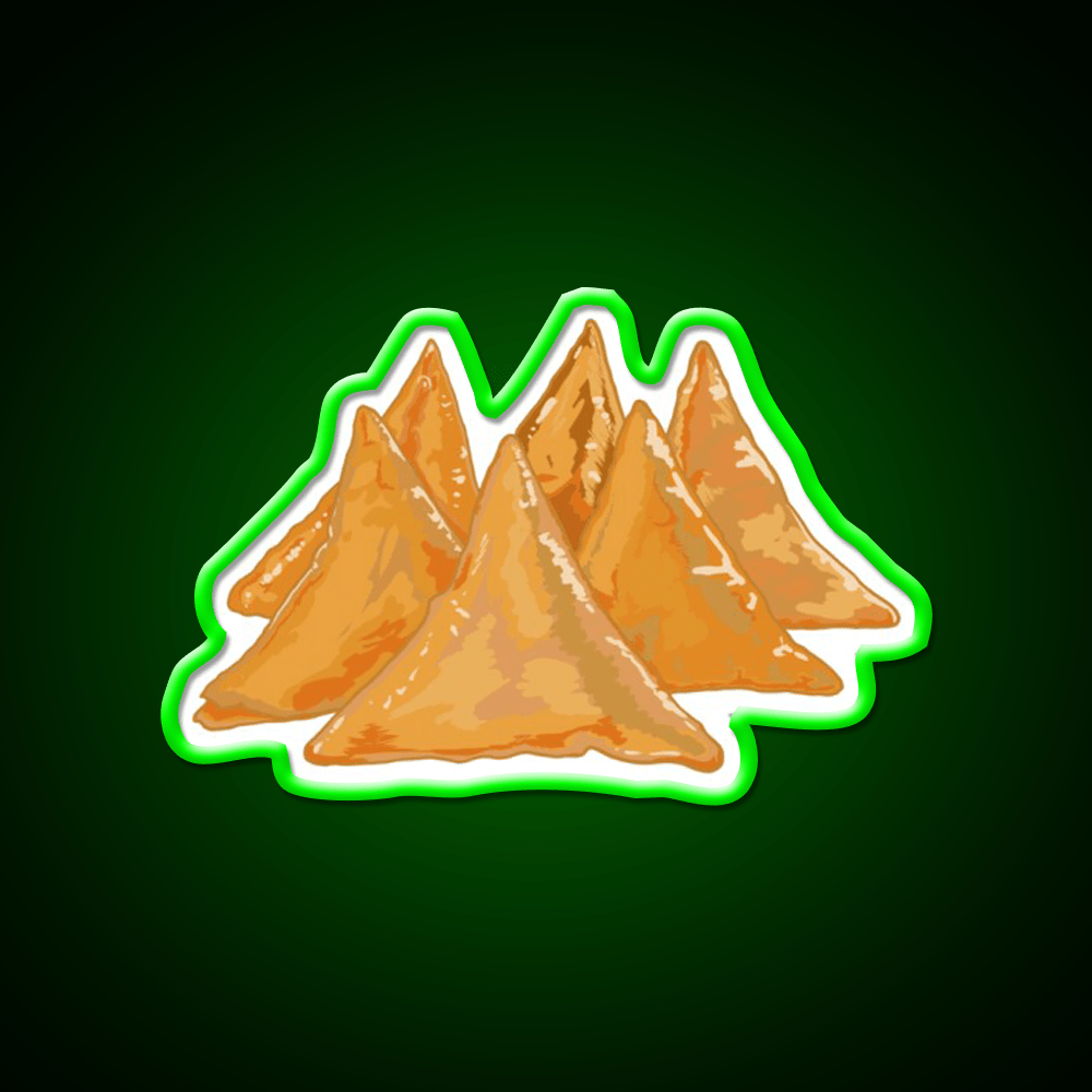 Samosas Snack Food Led Neon Sign Rgb Color - Shineneon