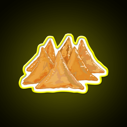 Samosas Snack Food Led Neon Sign Rgb Color - Shineneon