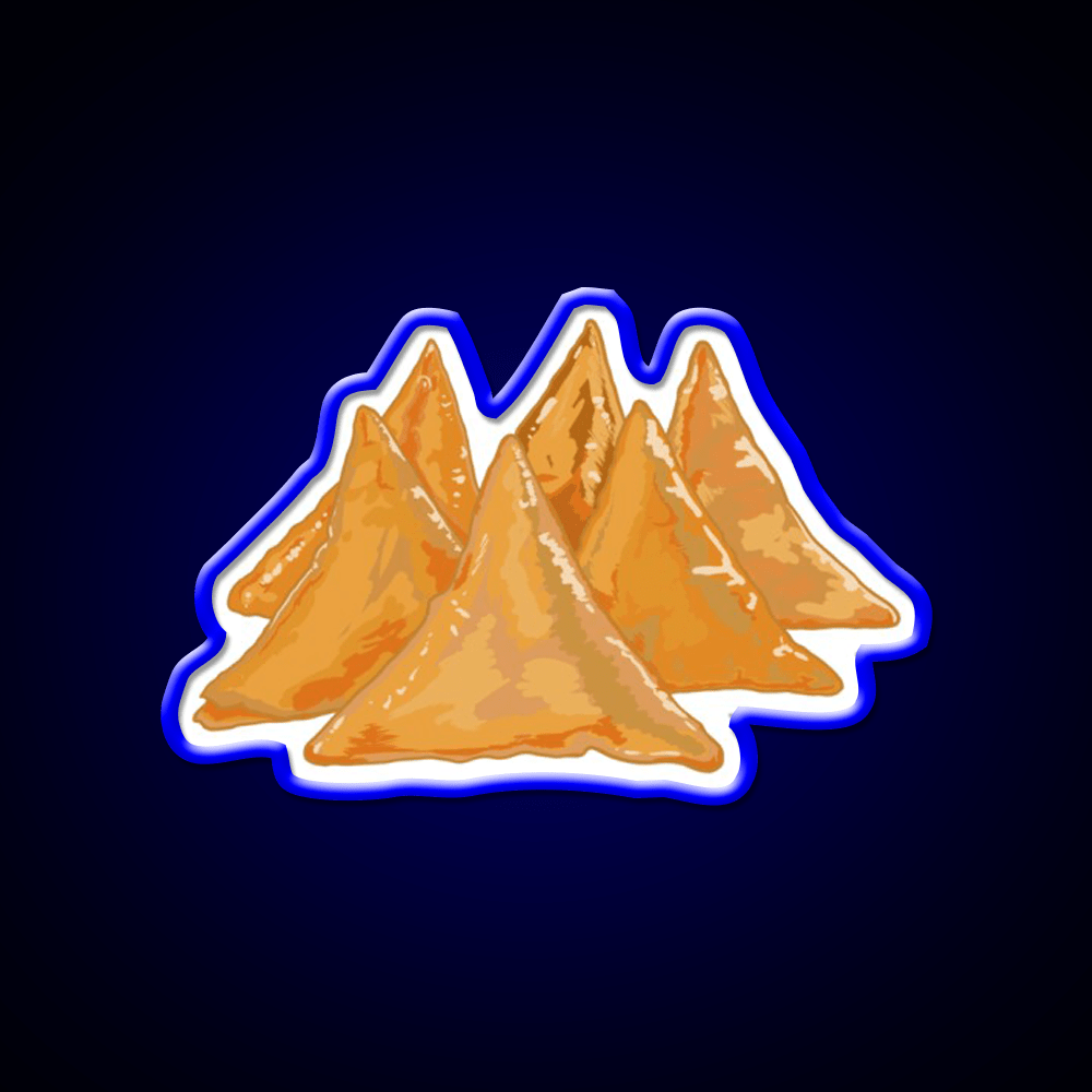 Samosas Snack Food Led Neon Sign Rgb Color - Shineneon
