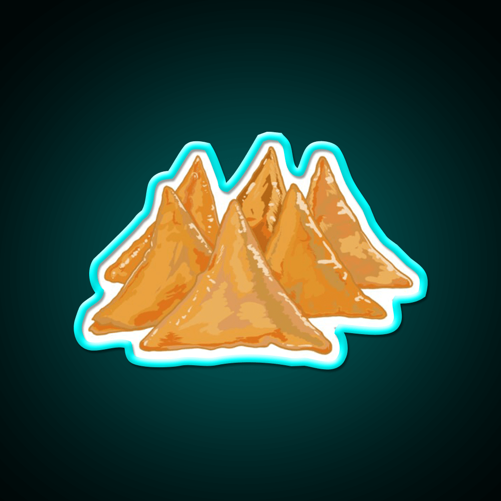 Samosas Snack Food Led Neon Sign Rgb Color - Shineneon