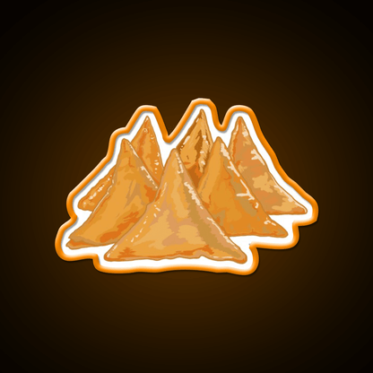 Samosas Snack Food Led Neon Sign Rgb Color - Shineneon