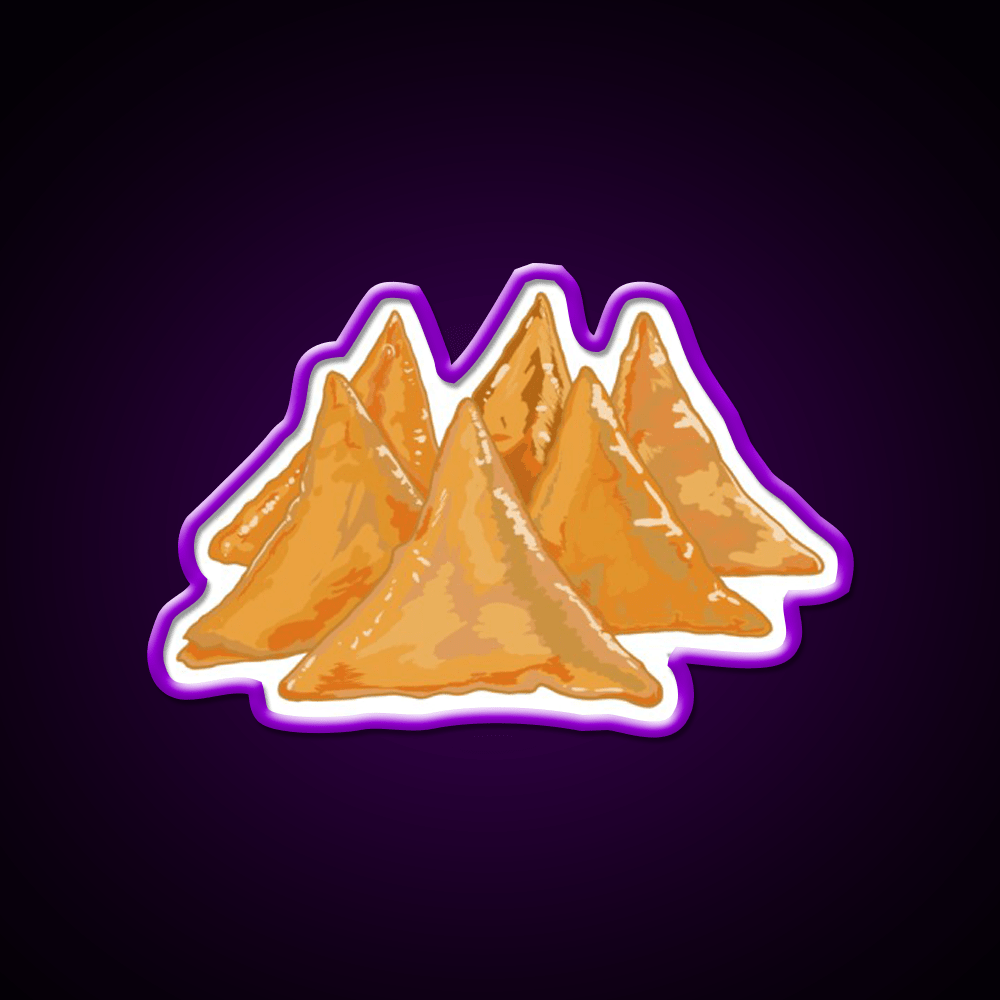 Samosas Snack Food Led Neon Sign Rgb Color - Shineneon