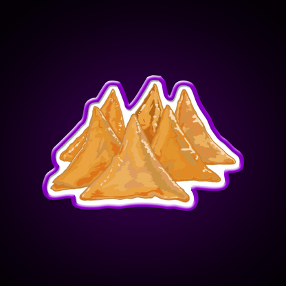 Samosas Snack Food Led Neon Sign Rgb Color - Shineneon