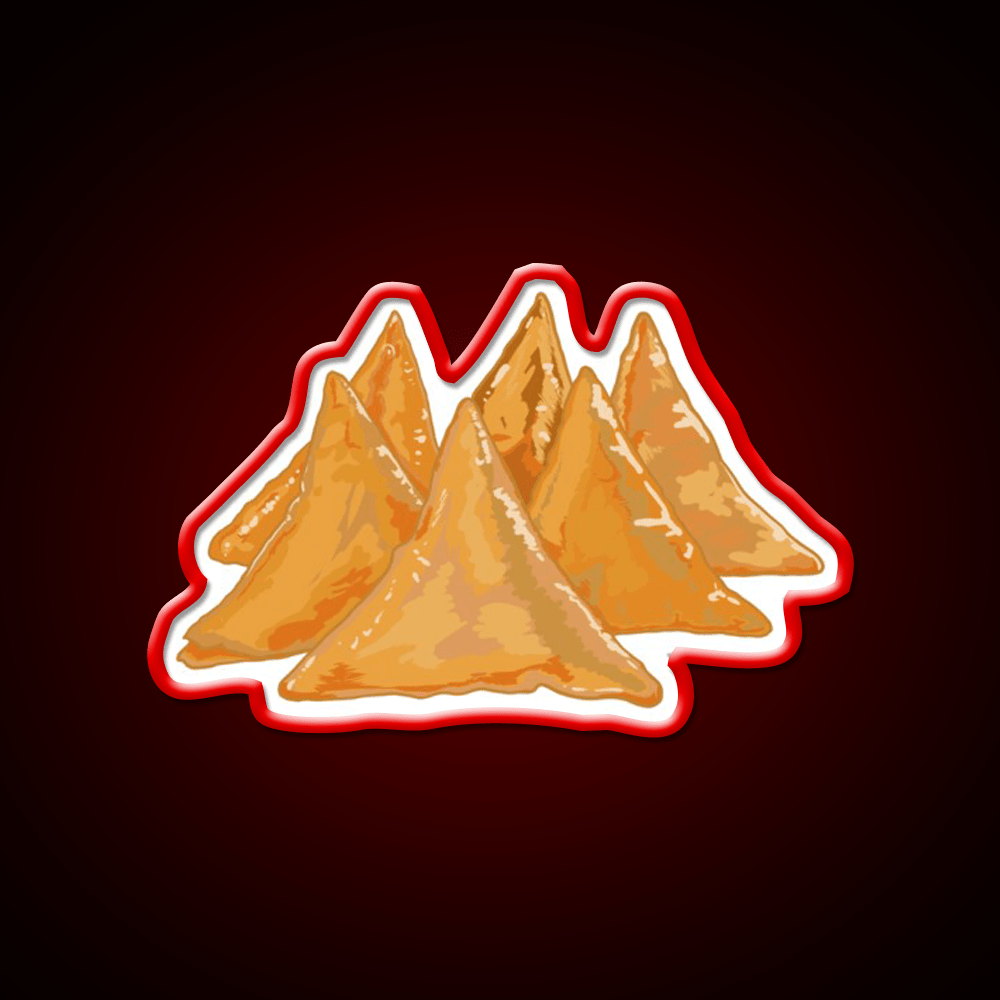 Samosas Snack Food Led Neon Sign Rgb Color - Shineneon