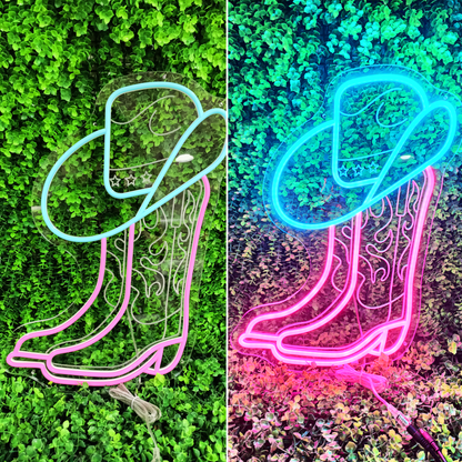 Cowboy Hat Custom LED Neon Sign