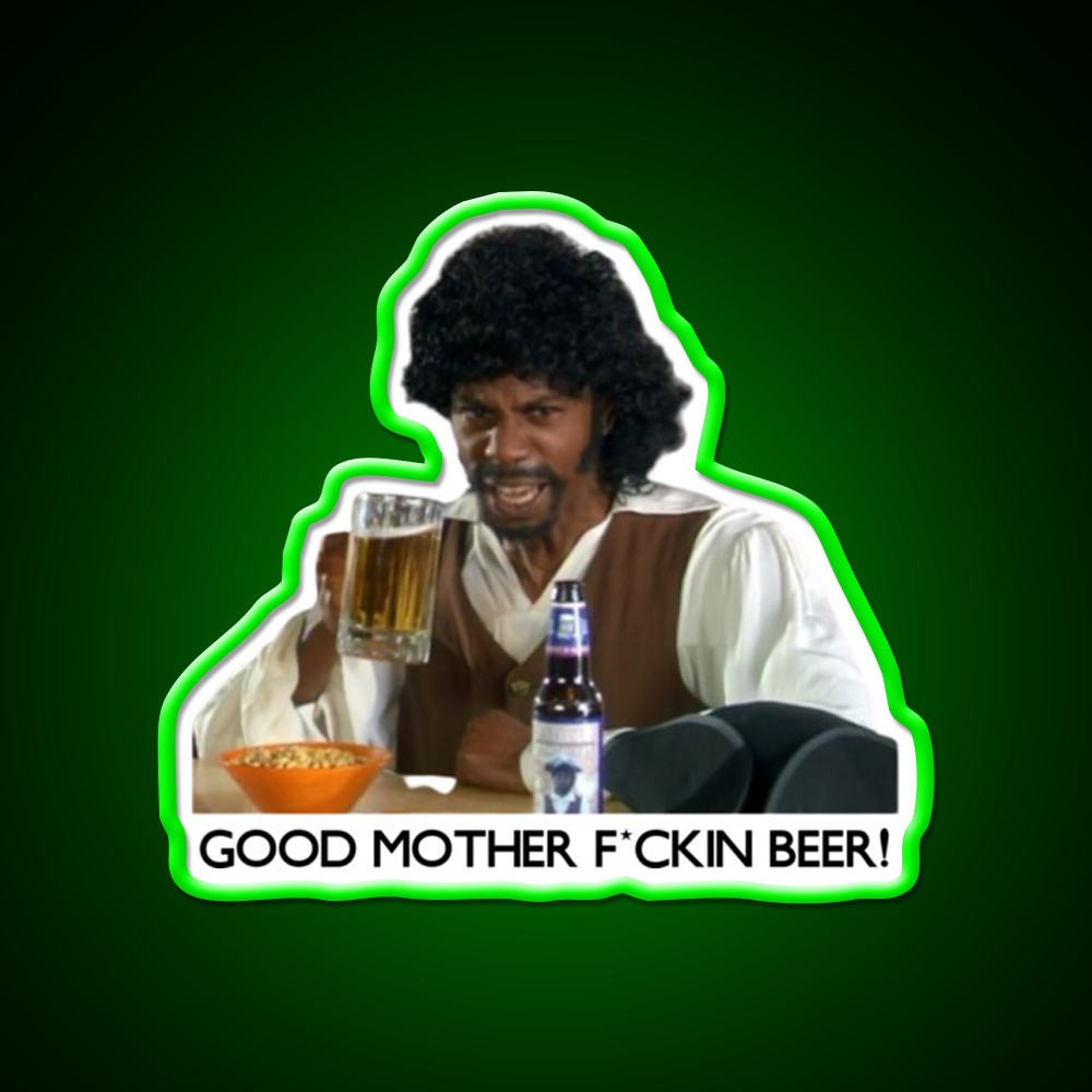 Samuel Jackson Beer Fresh 2020 Beer Bar Decor Led Neon Sign Rgb Color - LED neon sign view 8