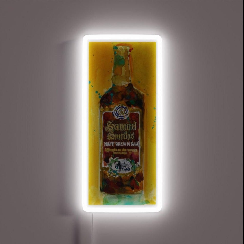 Samuel Smith Nut Brown Ale Beer Bottle Rgb Led Neon Sign - Shineneon
