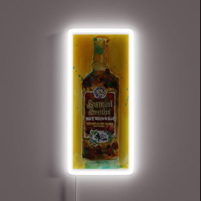 Samuel Smith Nut Brown Ale Beer Bottle Rgb Led Neon Sign - Shineneon