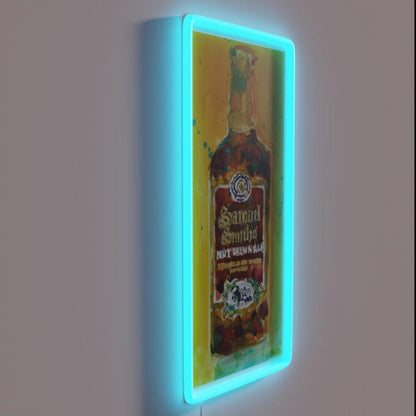 Samuel Smith Nut Brown Ale Beer Bottle Rgb Led Neon Sign - Shineneon