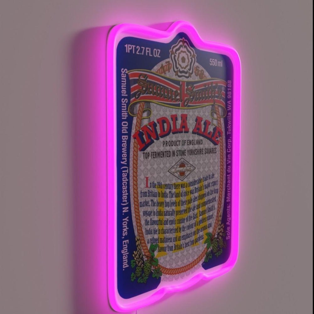 Samuel Smiths India Ale Label Rgb Led Neon Sign - Shineneon