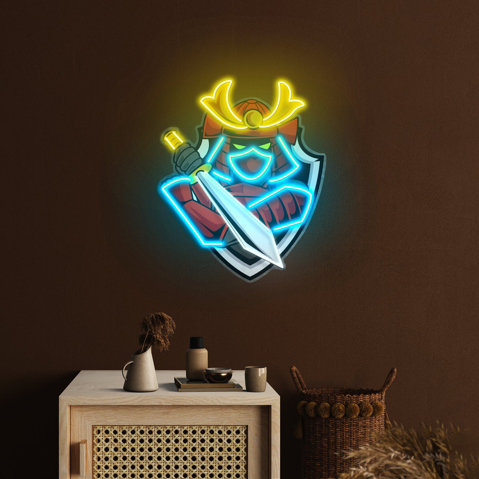 Samurai Mascot Led Neon Sign Light Custom Led Signs - Shineneon