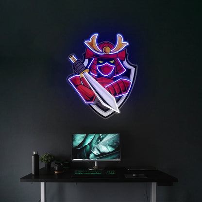 Samurai Mascot Led Neon Sign Light Custom Led Signs - Shineneon