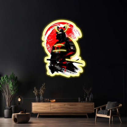 Samurai Warrior Artwork Custom Led Signs