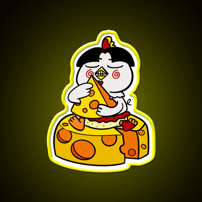 Samyang Buldak Cheese Chicken Snack Food Led Neon Sign Rgb Color - Shineneon