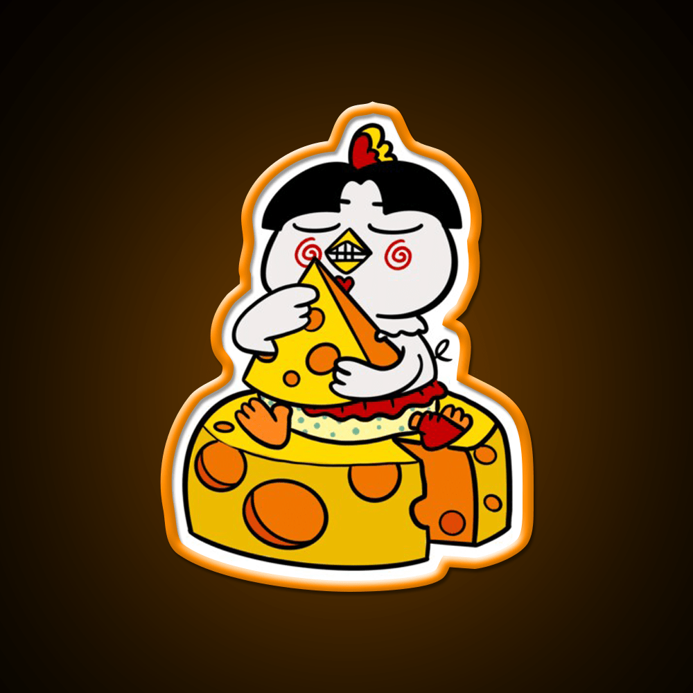 Samyang Buldak Cheese Chicken Snack Food Led Neon Sign Rgb Color - Shineneon