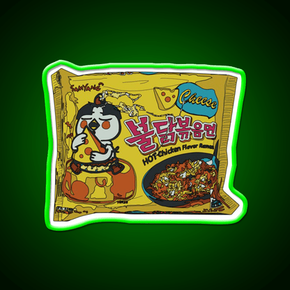 Samyang Cheese Spicy Ramyun Snack Food Led Neon Sign Rgb Color - Shineneon