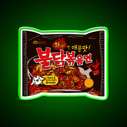Samyang Original Spicy Ramyun Snack Food Led Neon Sign Rgb Color - Shineneon