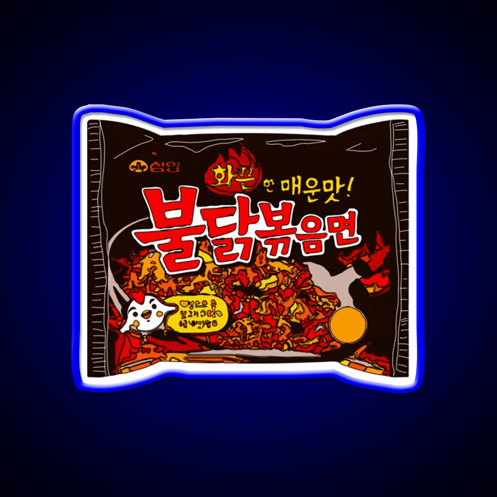 Samyang Original Spicy Ramyun Snack Food Led Neon Sign Rgb Color - Shineneon