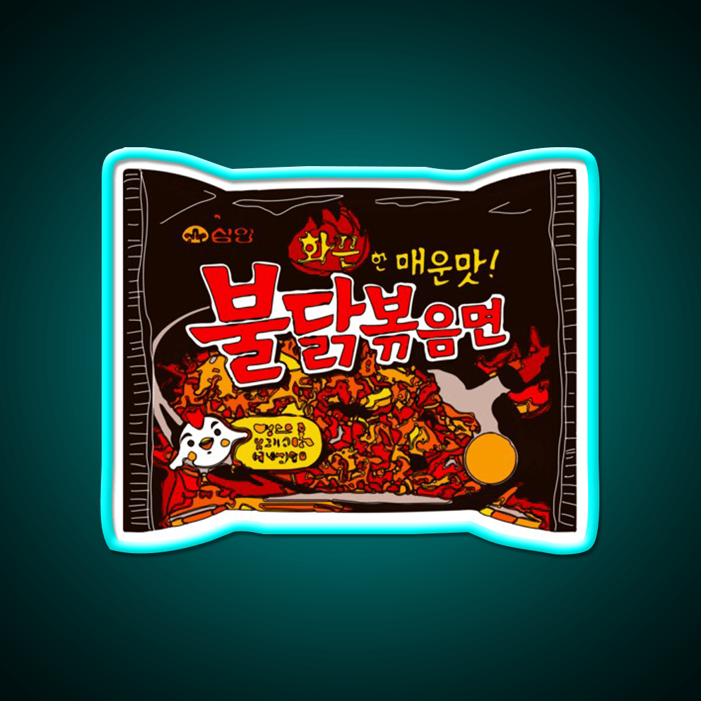 Samyang Original Spicy Ramyun Snack Food Led Neon Sign Rgb Color - Shineneon