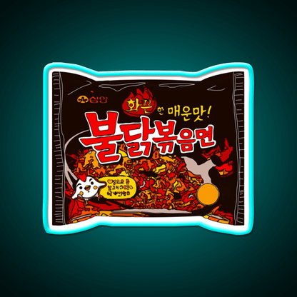 Samyang Original Spicy Ramyun Snack Food Led Neon Sign Rgb Color - Shineneon