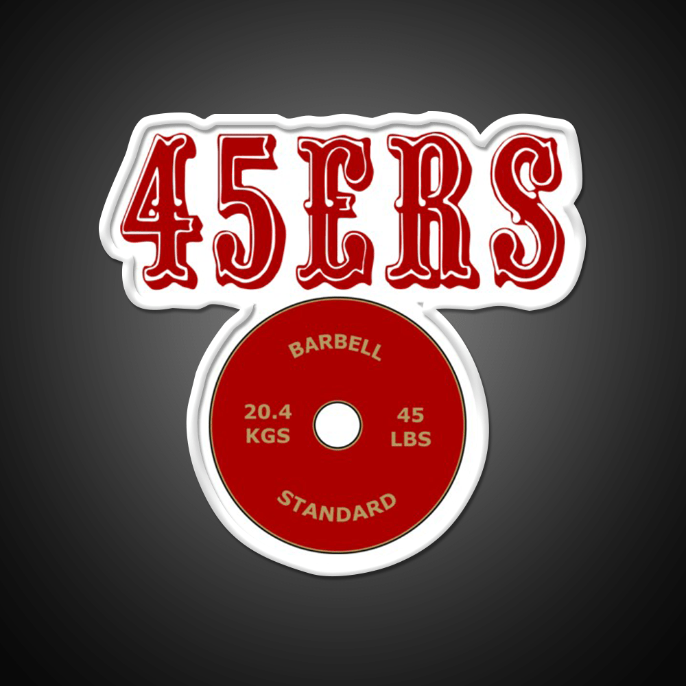 San Francisco 45Ers Gym Fitness Led Neon Sign Rgb Color - Shineneon