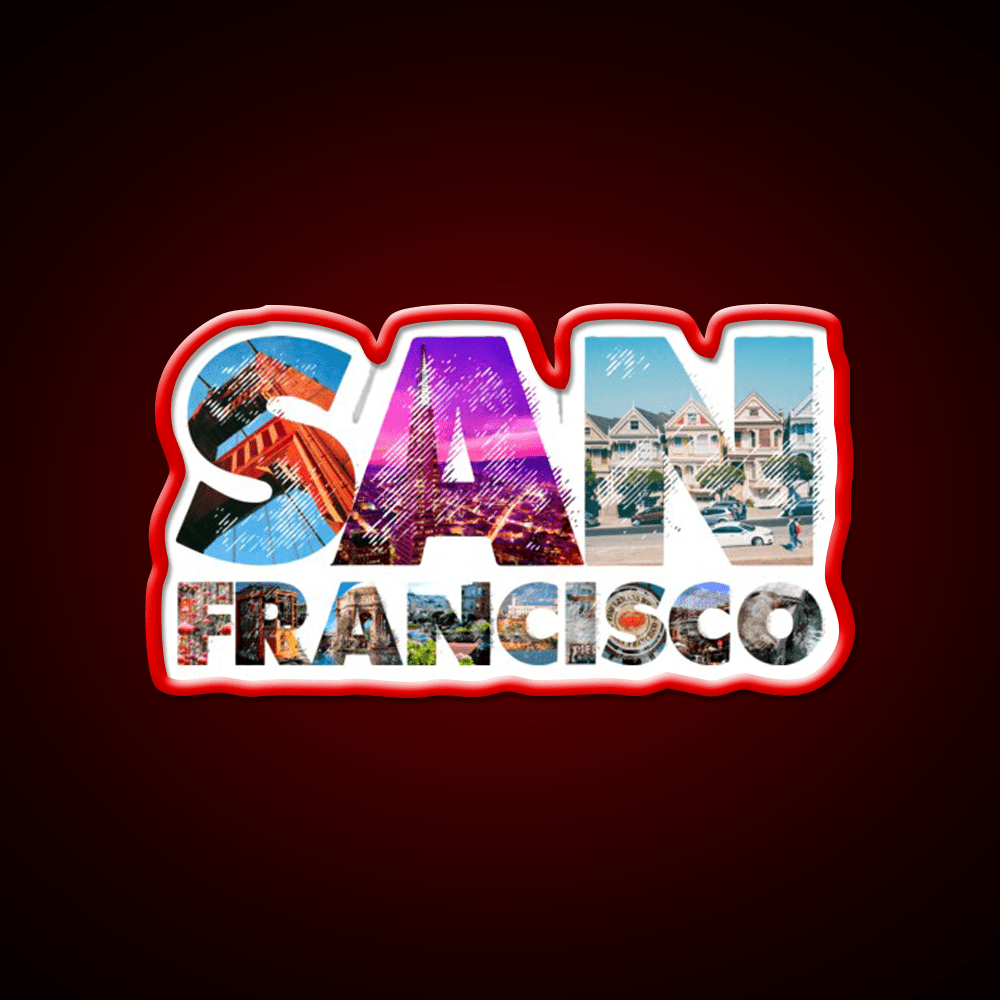 San Francisco Asian Cultural Led Neon Sign Rgb Color - Shineneon