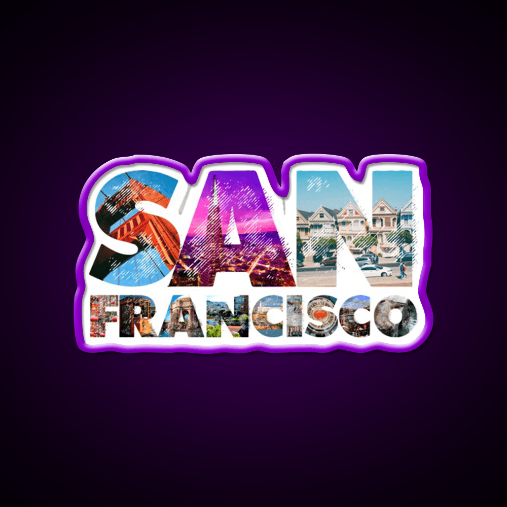 San Francisco Asian Cultural Led Neon Sign Rgb Color - Shineneon
