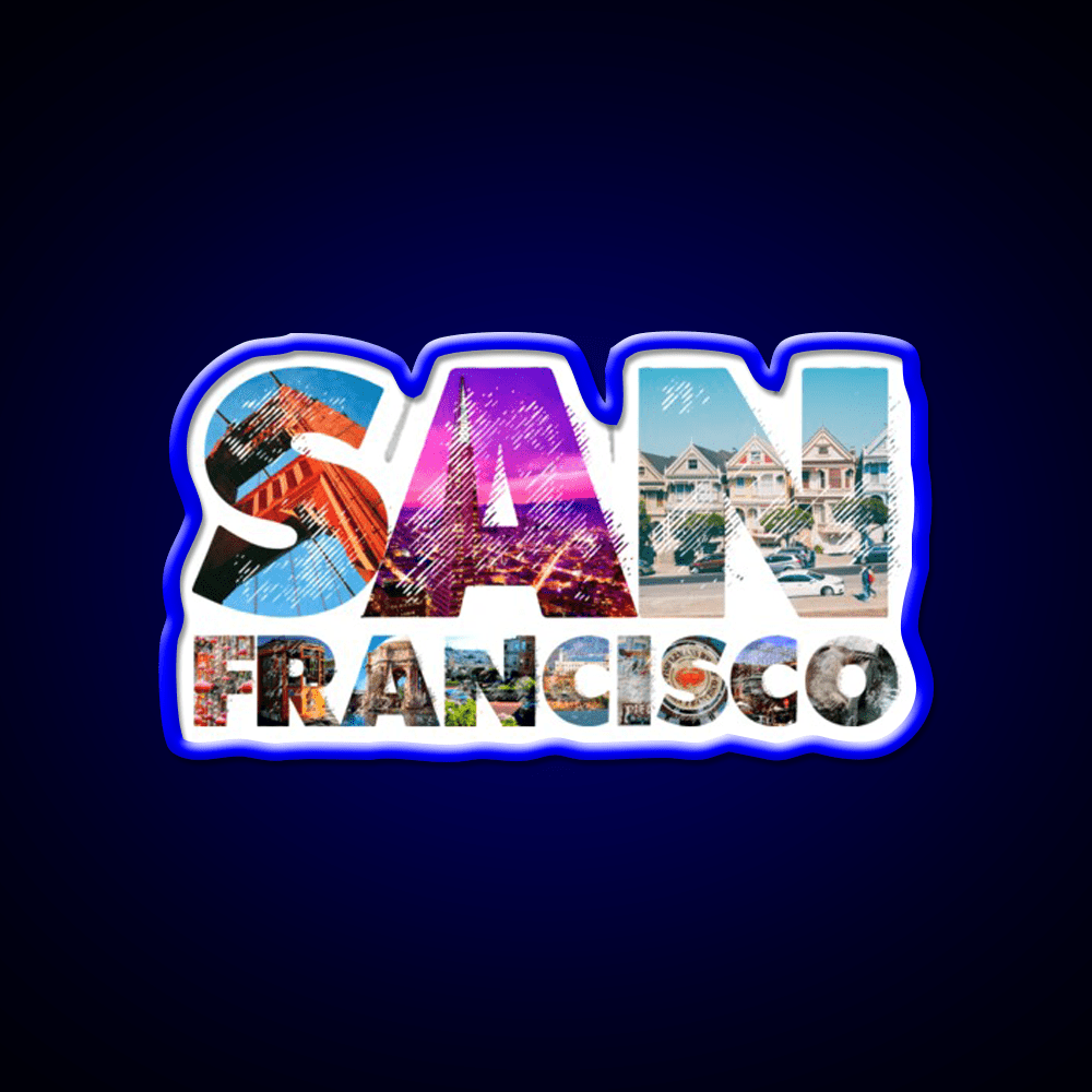 San Francisco Asian Cultural Led Neon Sign Rgb Color - Shineneon