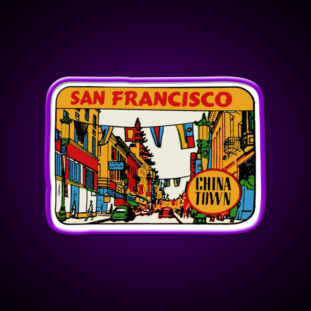 San Francisco Chinatown Asian Cultural Led Neon Sign Rgb Color - LED neon sign view 9
