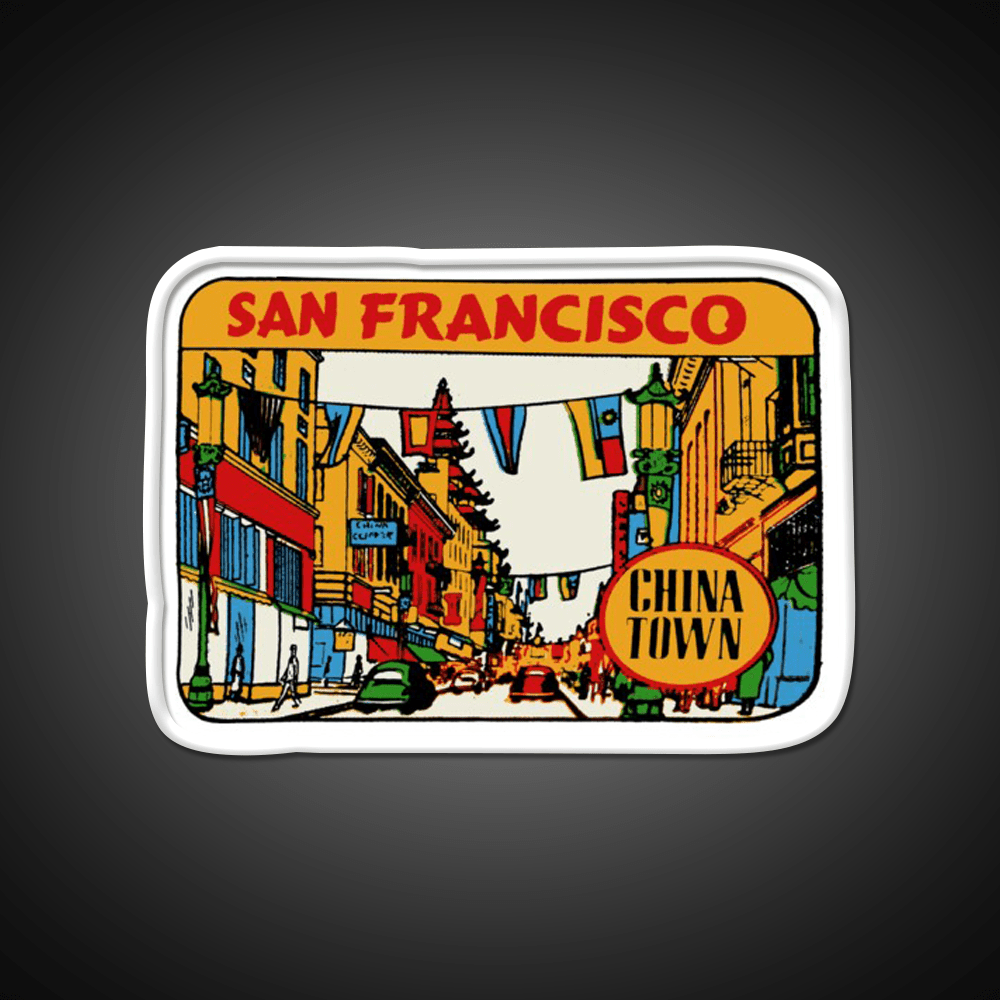 San Francisco Chinatown Asian Cultural Led Neon Sign Rgb Color - Shineneon