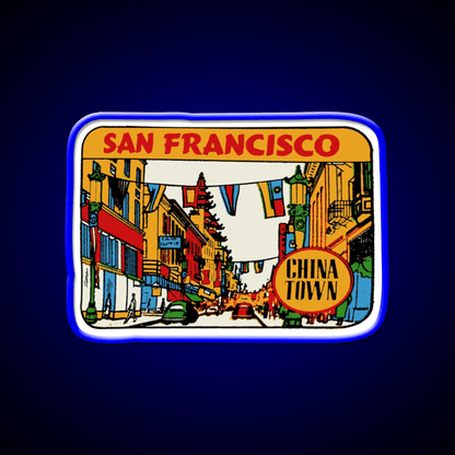 San Francisco Chinatown Asian Cultural Led Neon Sign Rgb Color - Shineneon