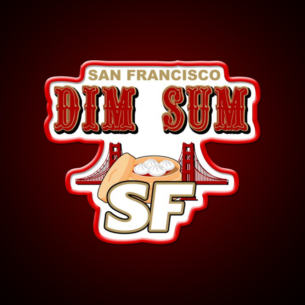 San Francisco Dim Sum Wordmark Asian Cultural Led Neon Sign Rgb Color - LED neon sign view 10