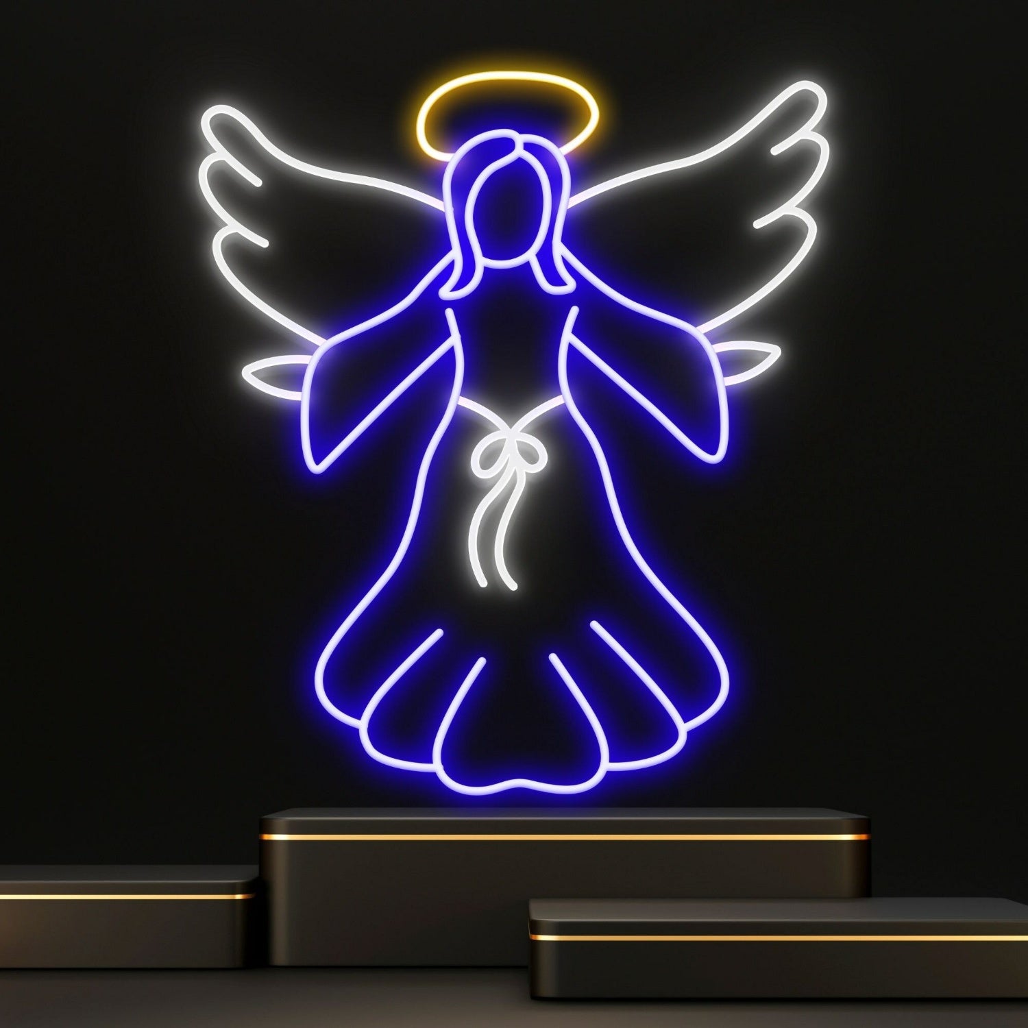 Sanctuary The Jesus Christ Angel Wings Led Neon Sign For Home | Shineneon