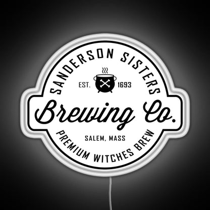 Sanderson Sisters Brewing Co Halloween Rgb Led Neon Sign Pop Wall Art - Shineneon