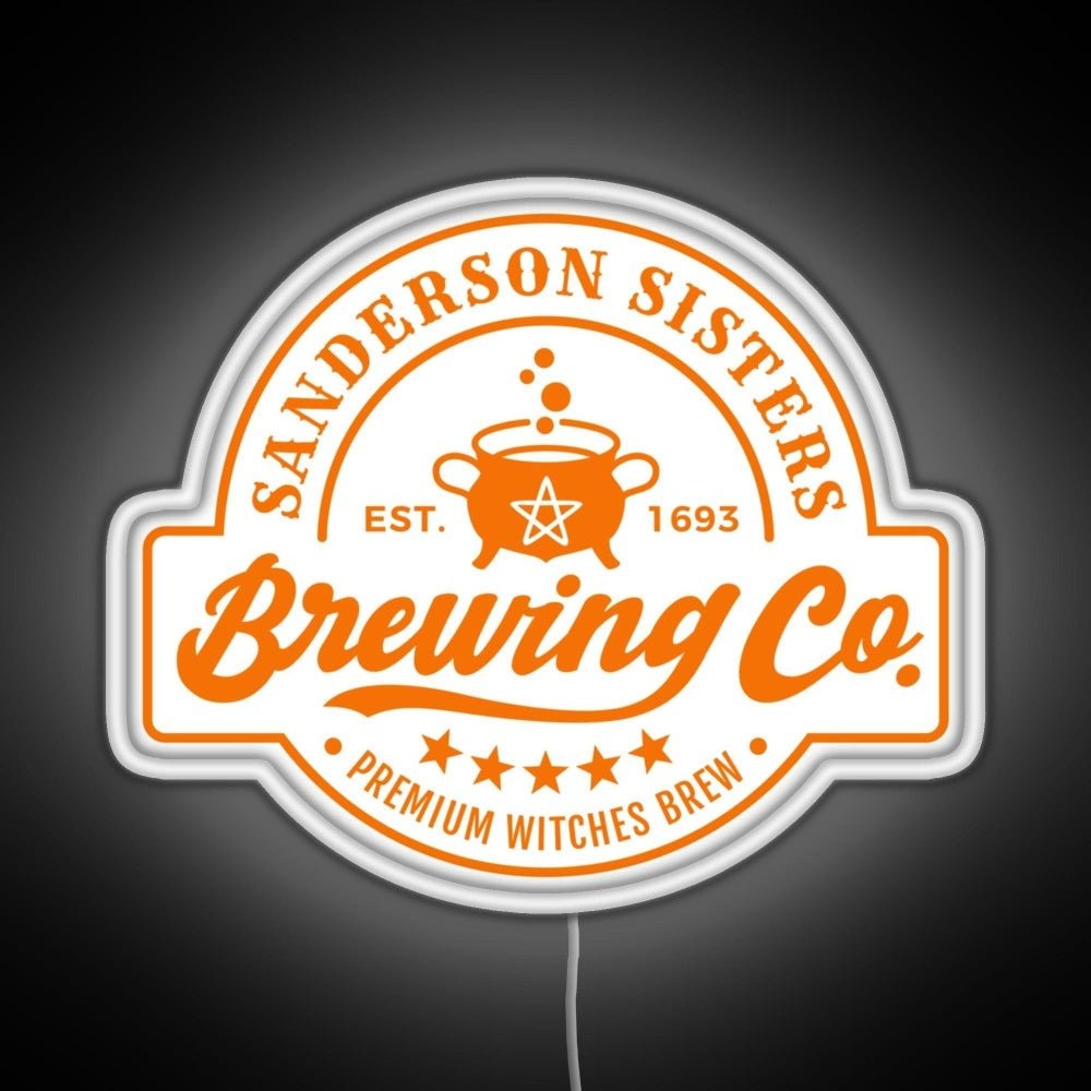 Sanderson Sisters Brewing Co Rgb Led Neon Sign Pop Wall Art - Shineneon