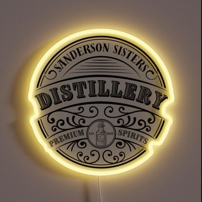 Sanderson Sisters Distillery Rgb Led Neon Sign - Shineneon