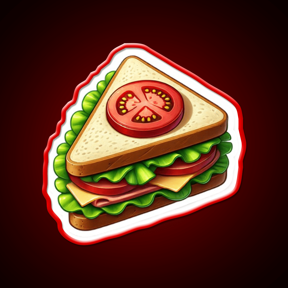 Sandwich Snack Food Led Neon Sign Rgb Color - Shineneon